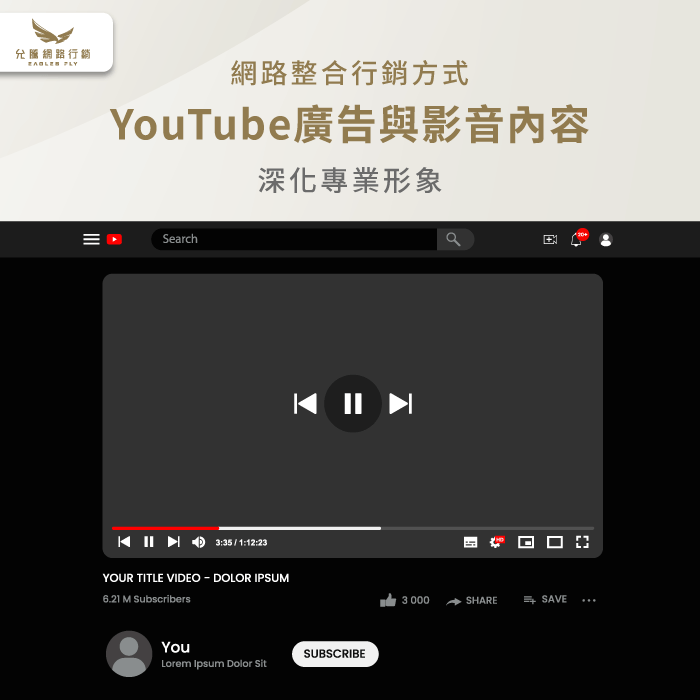 定期於YouTube發布影音,可強化品牌專業形象 YouTube廣告與影音內容-網路整合行銷有哪些方式
