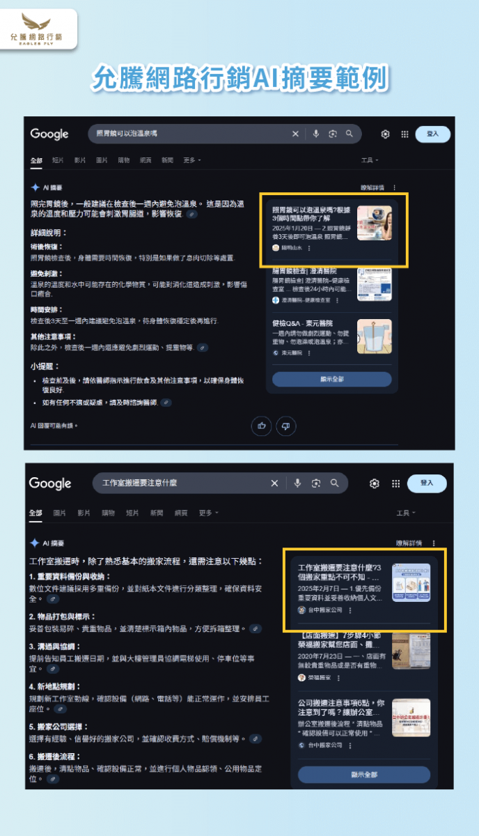 AI Overview SEO範例-AI Overview SEO